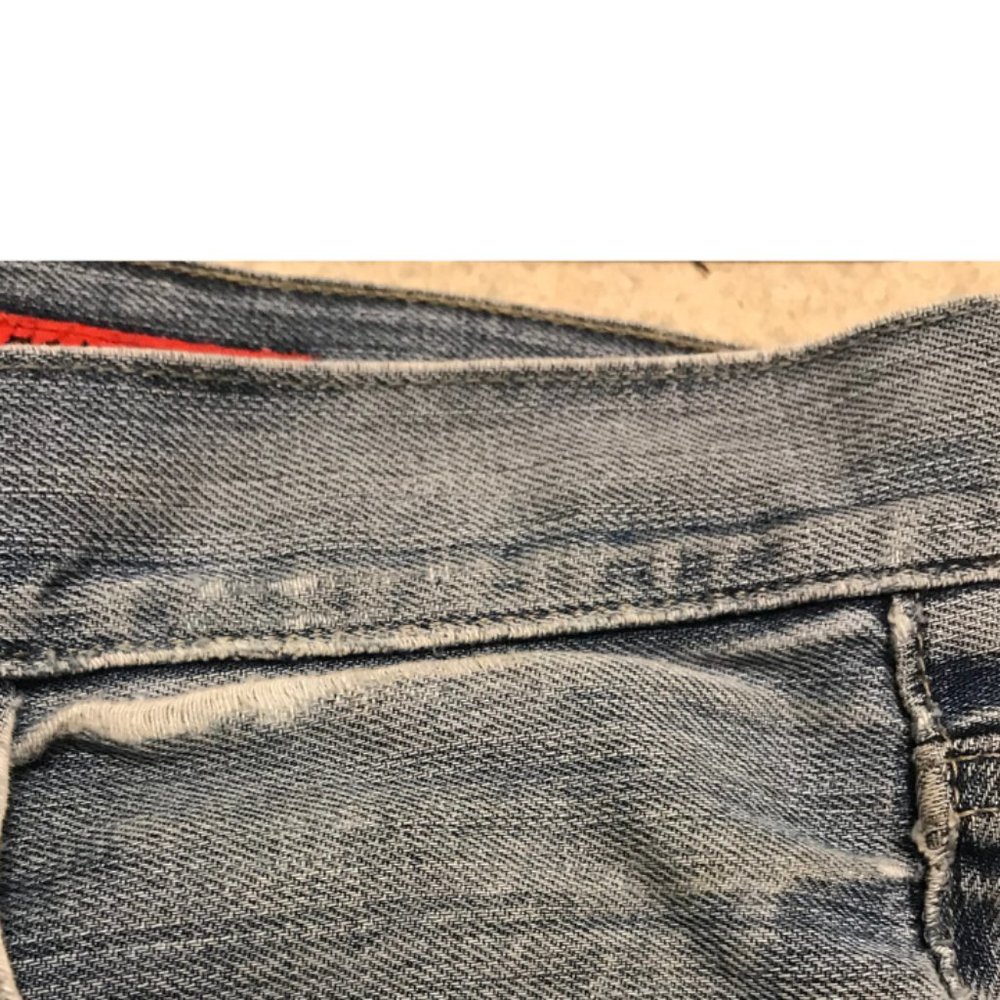 Distressed Blue Jean - Picture 2 of 7
